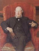 Alma-Tadema, Sir Lawrence Portrait of George Aitchison PRIBA (mk23) oil painting on canvas
